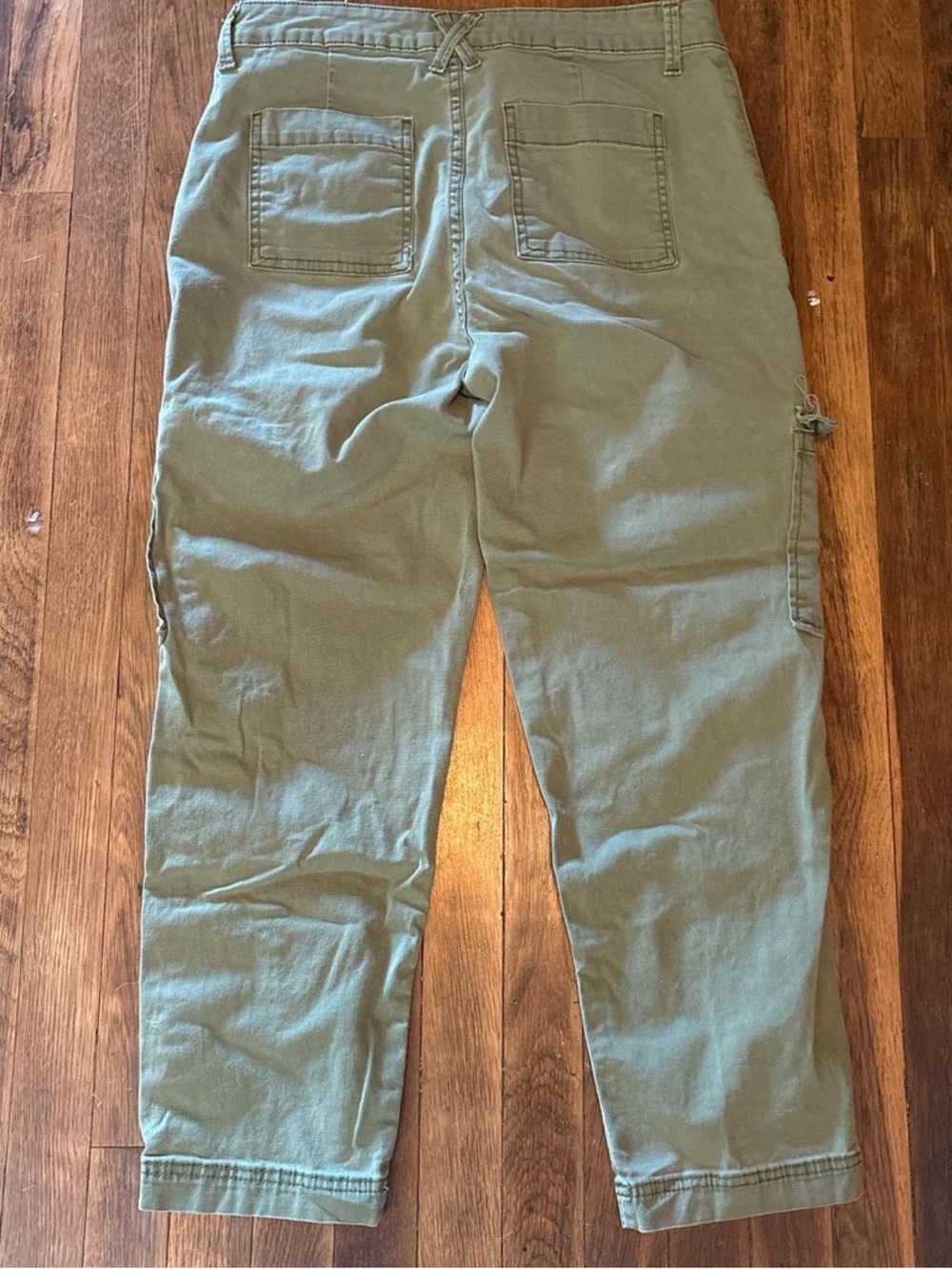 Time and Tru Olive Green Casual Pants - Picture 2 of 4